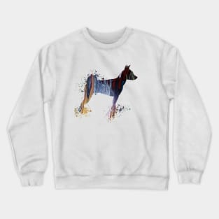 basenji dog art Crewneck Sweatshirt